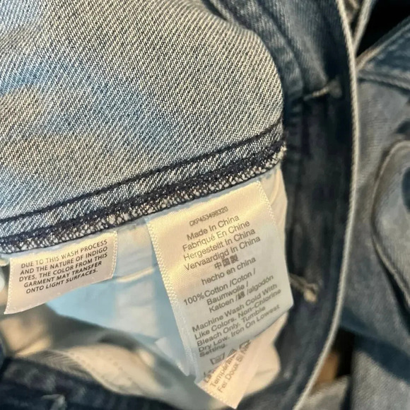 New Madewell Denim Relaxed Coverall Jumpsuit Glenroy Wash NWT XXS Long Sleeve - Picture 10 of 10